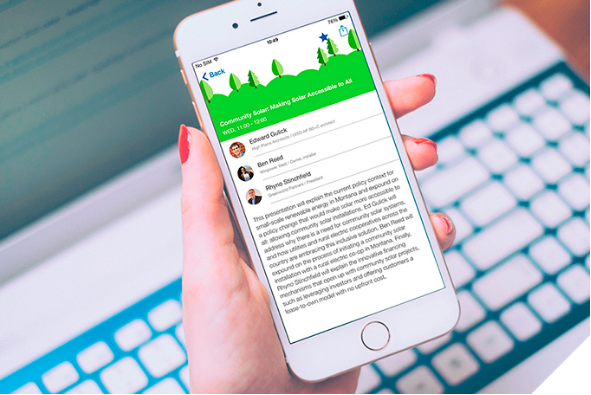 Captura Connfa Gestión de Eventos