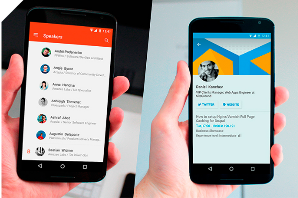 Captura Connfa Gestión de Eventos