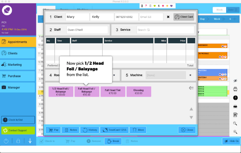 Captura Phorest Salon