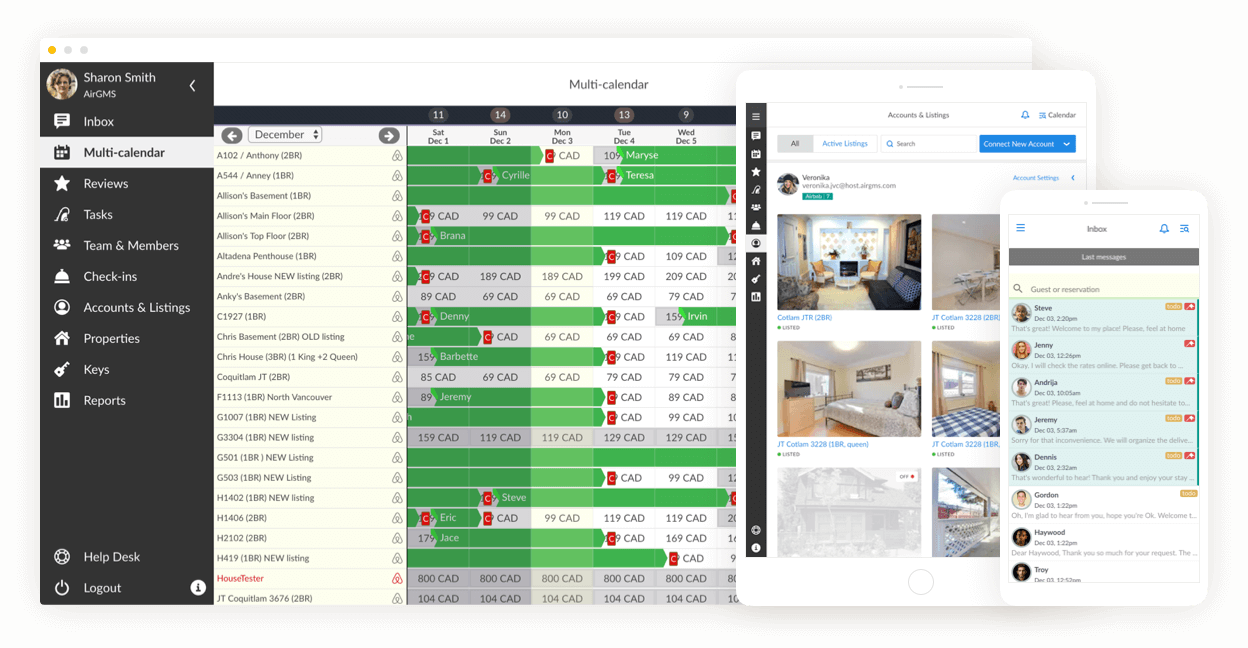 Captura AirGMS Software Hotelería