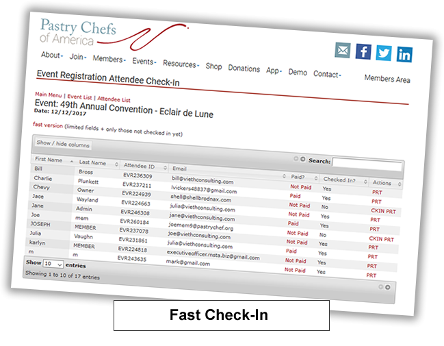 Captura MemberLeap Event