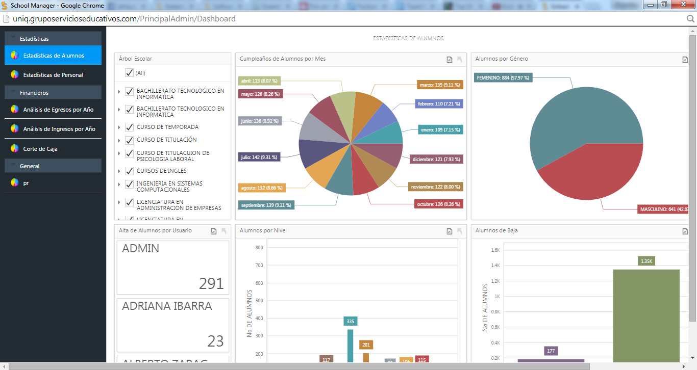Captura SisteMéxico School Web