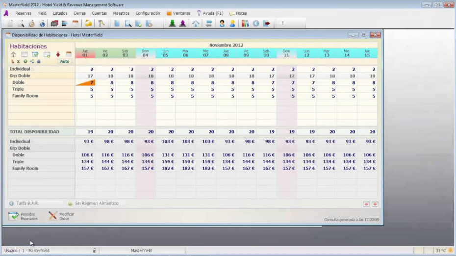 Captura MasterYield PMS