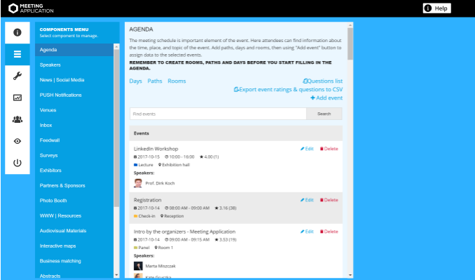 Captura Meeting Application