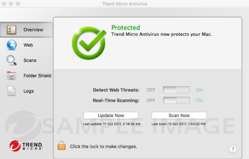 Captura Trend Micro Antivirus