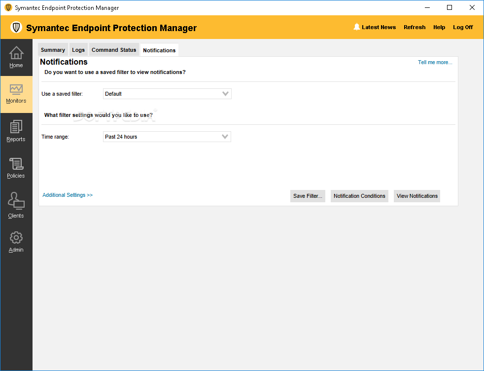 Captura Symantec Endpoint