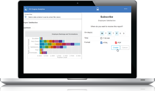 Captura IBM Cognos Analytics