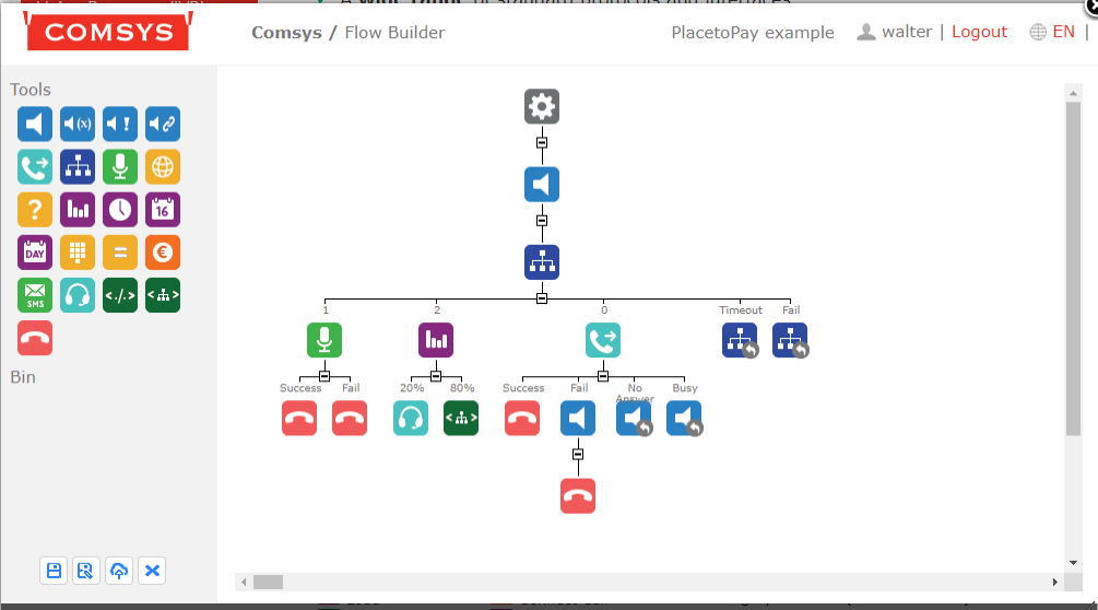 Captura IVR Voice Response Comsys