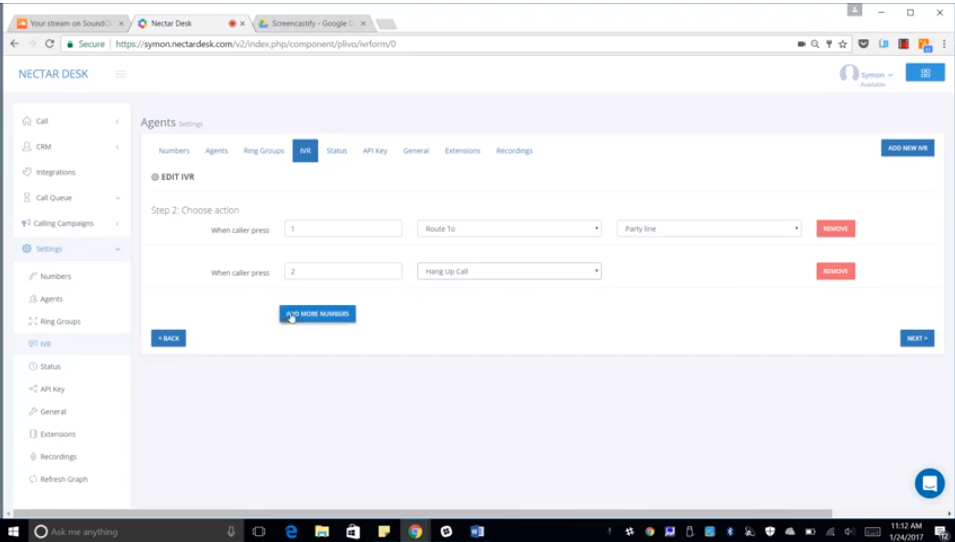 Captura IVR Nectar Desk