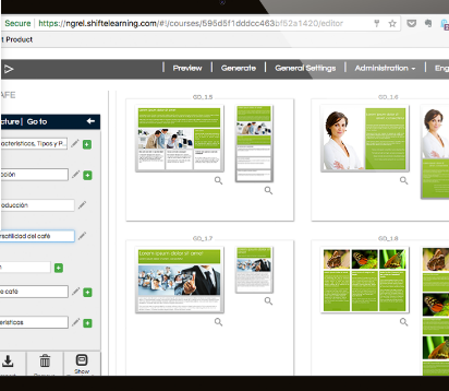 Captura ShiftElearning E-Learning