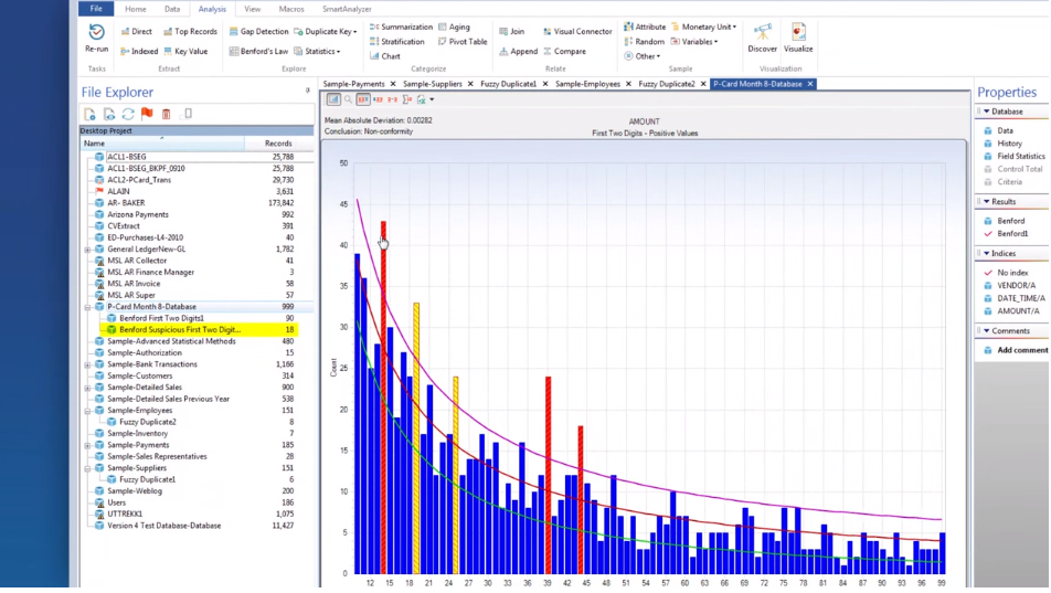 Captura IDEA Software Auditoría
