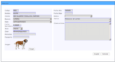 Captura iVeter Gestión Veterinaria