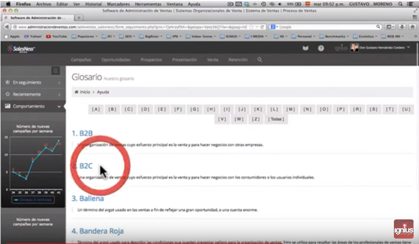 Captura SalesNess Ventas