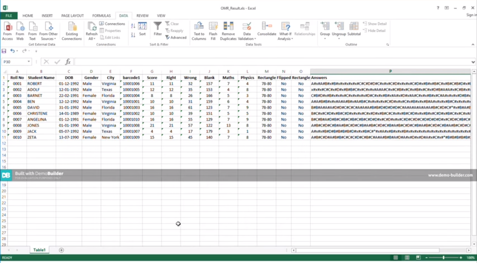 Captura Verificare Software OMR