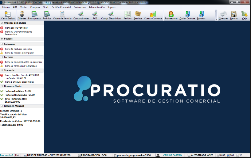 Captura Procuratio Software