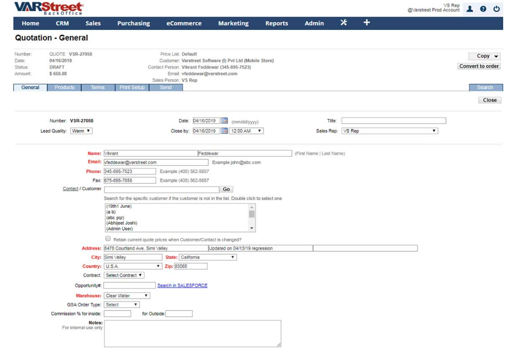 Captura VARStreet XC