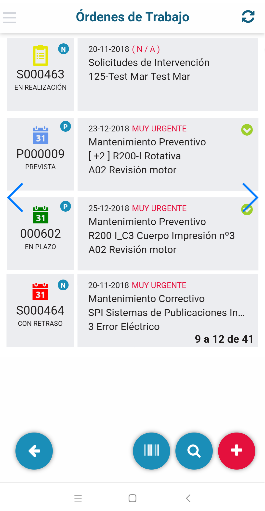 Captura GMAOLinx 7.0
