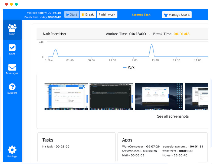 Captura WorkComposer